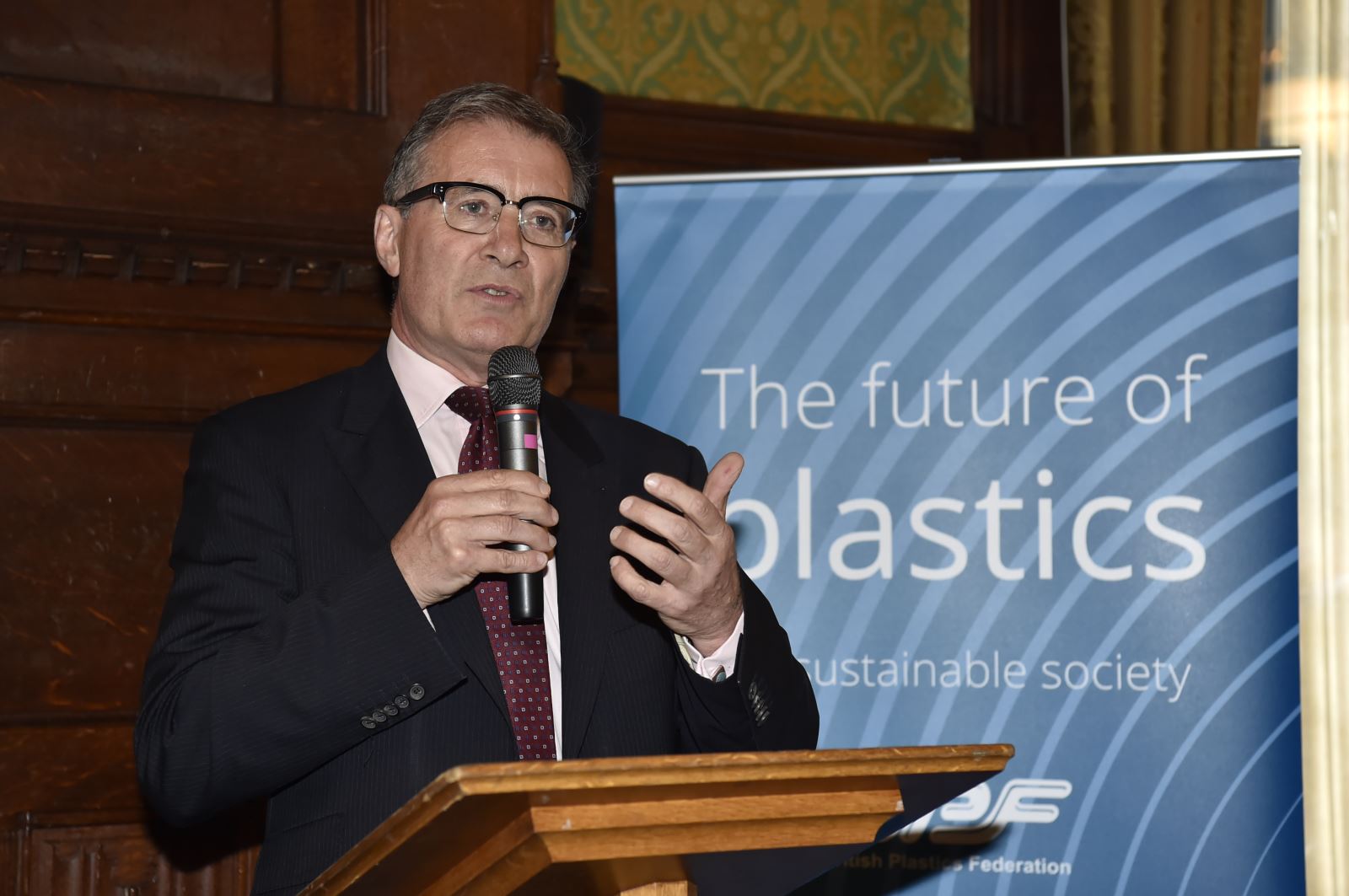 Mark Pawsey representing the Plastic industry in his second Job