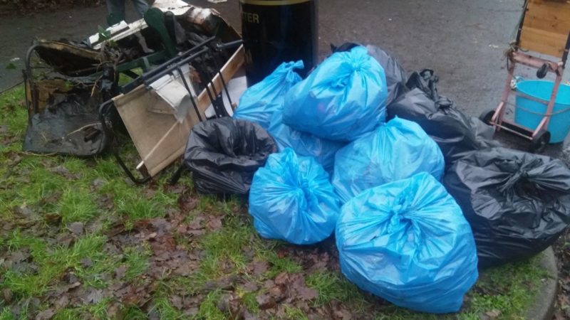 A massive haul of Litter taken from the Environment