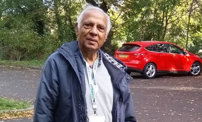 Ram Srivastava quietly loves to knock and chat to local residents about local issues and concerns.