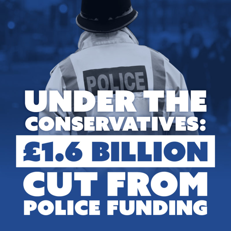 Record cuts to police funding has decimated our local police